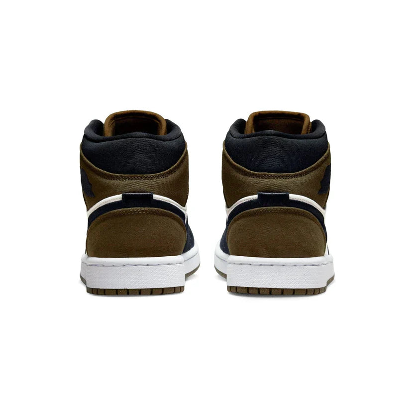 Air Jordan 1 Mid 'Olive Toe'